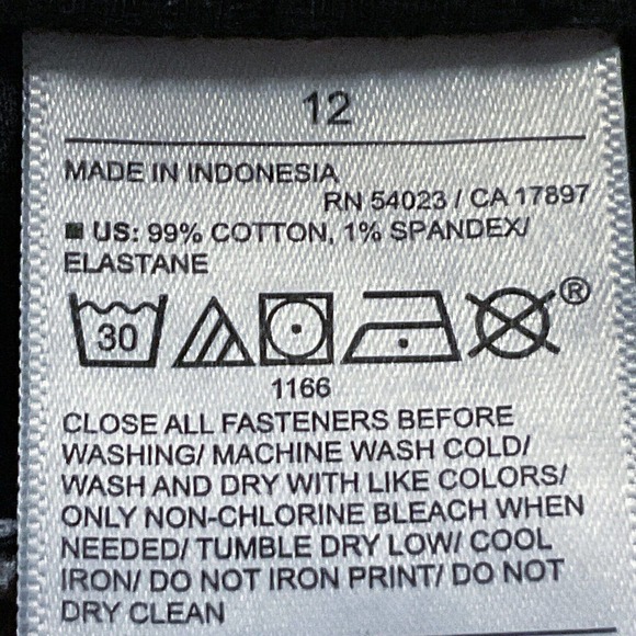 Old Navy Womens Jeans size 12 Black O.G. Loose High Rise Destroyed Denim Stretch - Picture 5 of 11